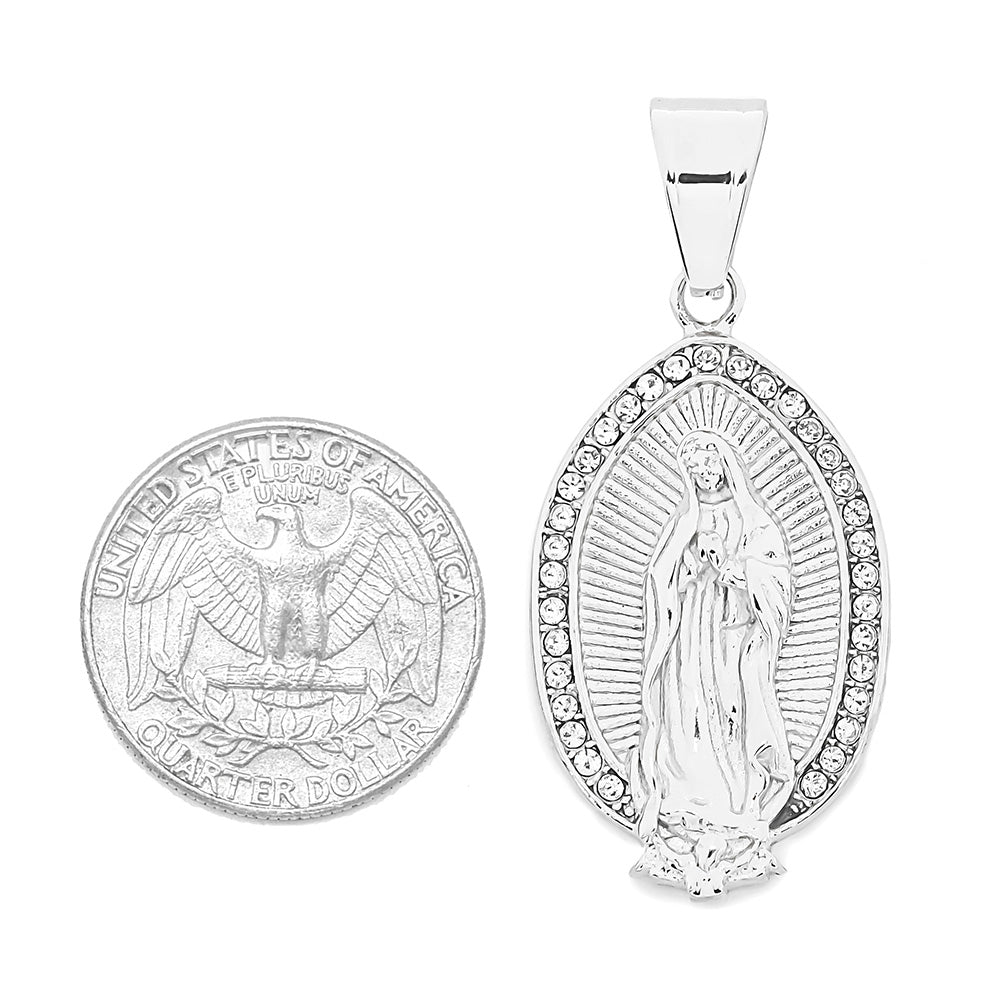 Kenzy Mii- Stainless Steel Virgin Mary Unisex Pendant
