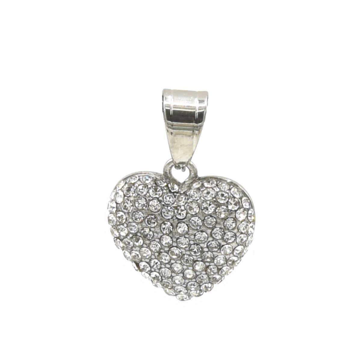 Kenzy Mii- Stainless Steel Vintage Heart Shape Unisex Pendant