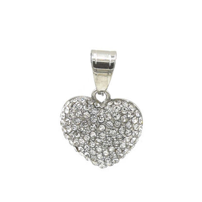 Kenzy Mii- Stainless Steel Vintage Heart Shape Unisex Pendant