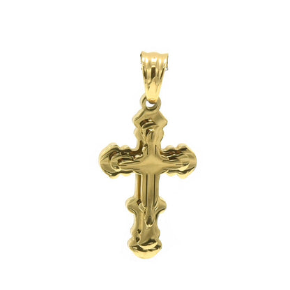 Kenzy Mii- Stainless Steel Religious Orthodox Crosses Unisex Pendant