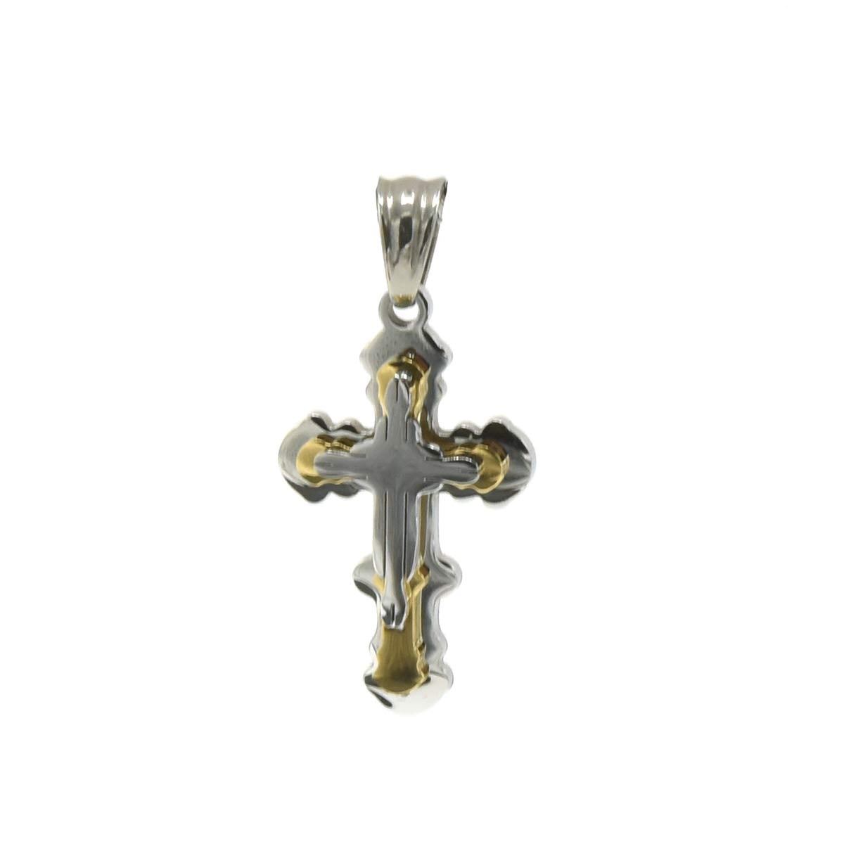 Kenzy Mii- Stainless Steel Religious Orthodox Crosses Unisex Pendant