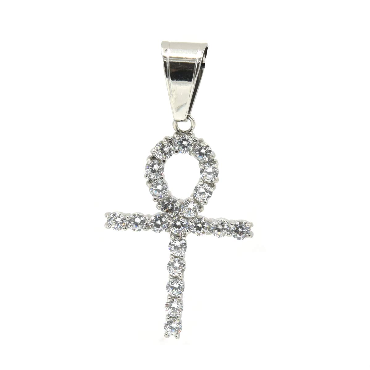 Kenzy Mii- Stainless Steel Sacral Silver Unisex Pendant