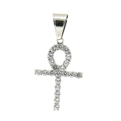 Kenzy Mii- Stainless Steel Sacral Silver Unisex Pendant
