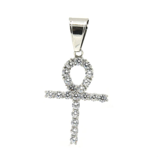 Kenzy Mii- Stainless Steel Sacral Silver Unisex Pendant