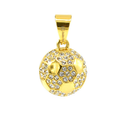 Kenzy Mii- Stainless Steel Sports Football Unisex Pendant