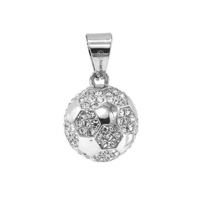 Kenzy Mii- Stainless Steel Sports Football Unisex Pendant