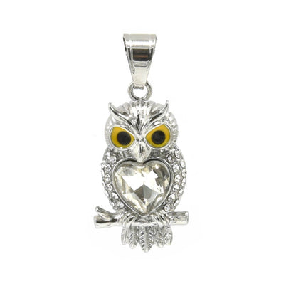 Kenzy Mii- Stainless Steel Night Owl Bird Unisex Pendant