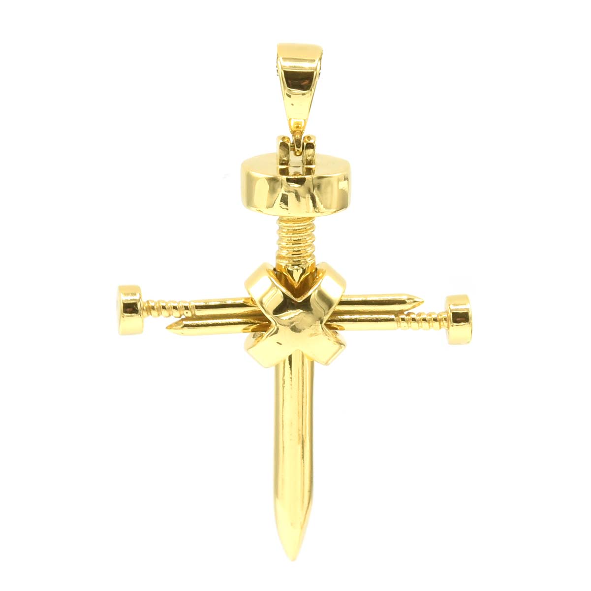 Kenzy Mii- Stainless Steel Pewter Nail Unisex Pendant