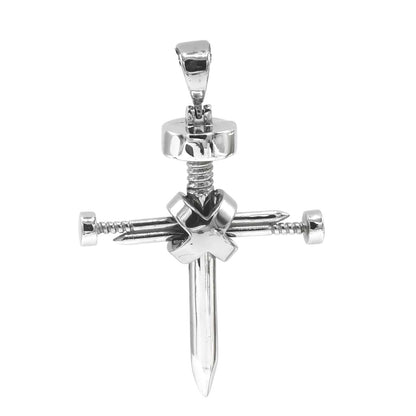 Kenzy Mii- Stainless Steel Pewter Nail Unisex Pendant