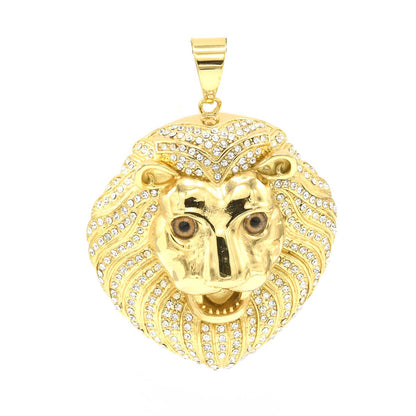 Kenzy Mii- Stainless Steel Lion Head Unisex Pendant