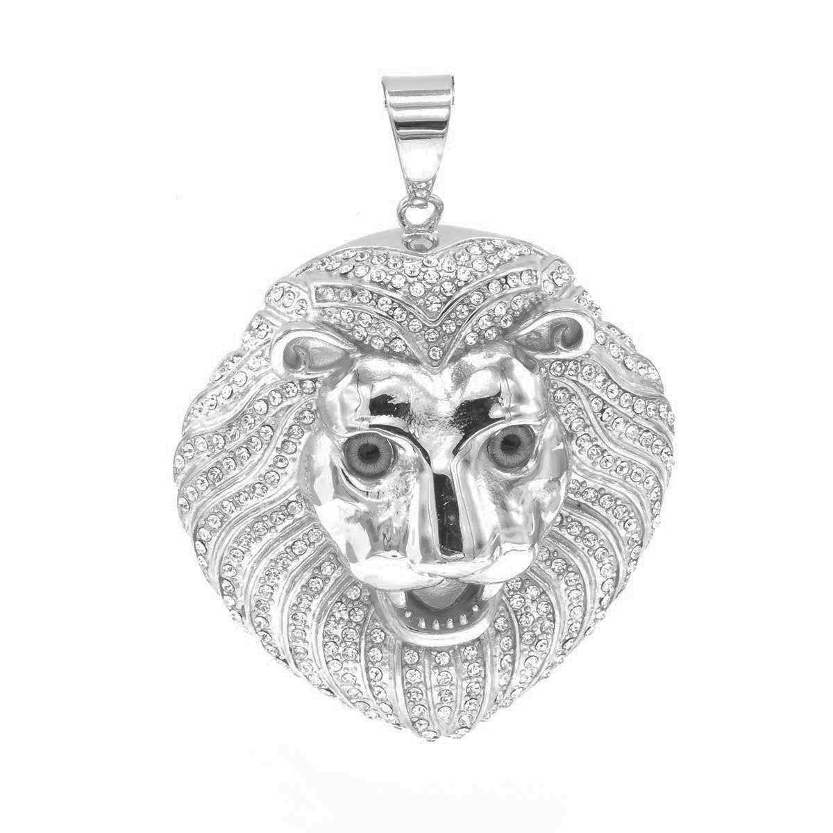 Kenzy Mii- Stainless Steel Lion Head Unisex Pendant