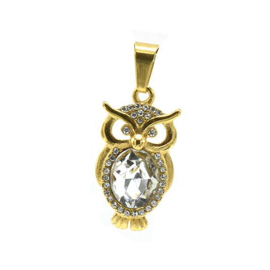 Kenzy Mii- Stainless Steel Oval Charm Unisex Pendant