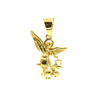 Kenzy Mii- Stainless Steel 3D St Michael Unisex Pendant