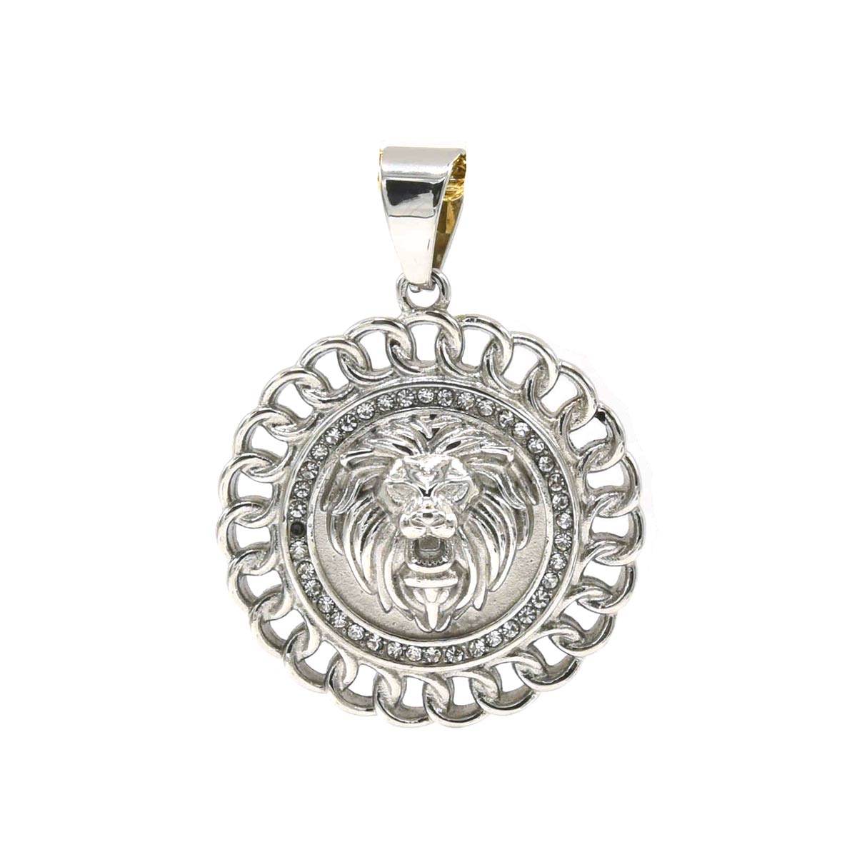 Kenzy Mii- Stainless Steel Vintage Lion Head Unisex Pendant