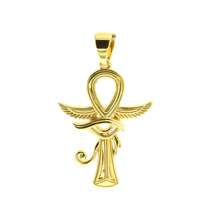 Kenzy Mii- Stainless Steel Eye of Horus Unisex Pendant