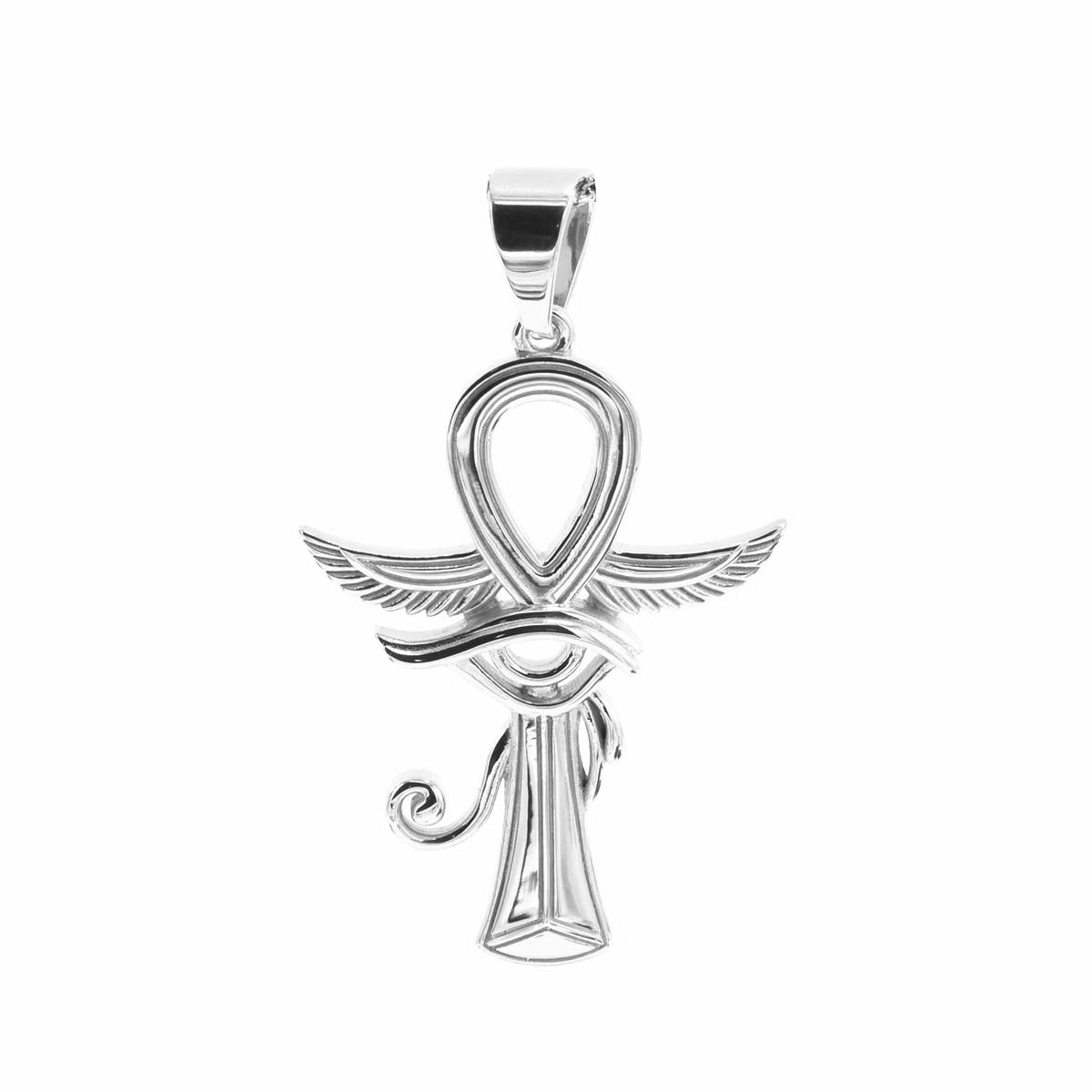 Kenzy Mii- Stainless Steel Eye of Horus Unisex Pendant