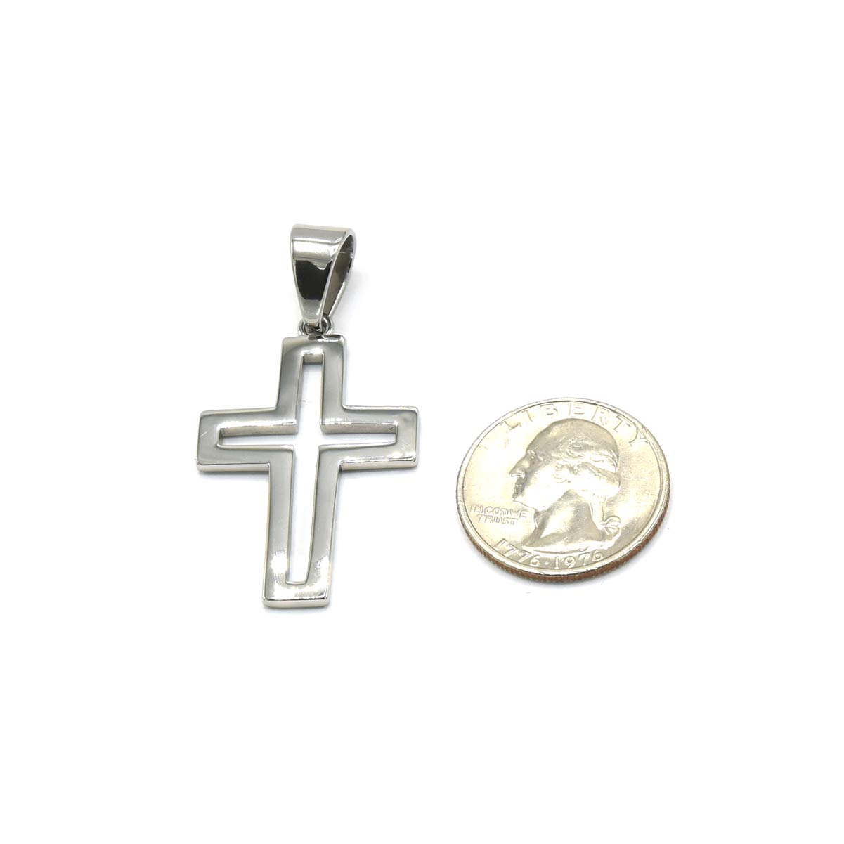 Kenzy Mii- Stainless Steel Cross Unisex Pendant