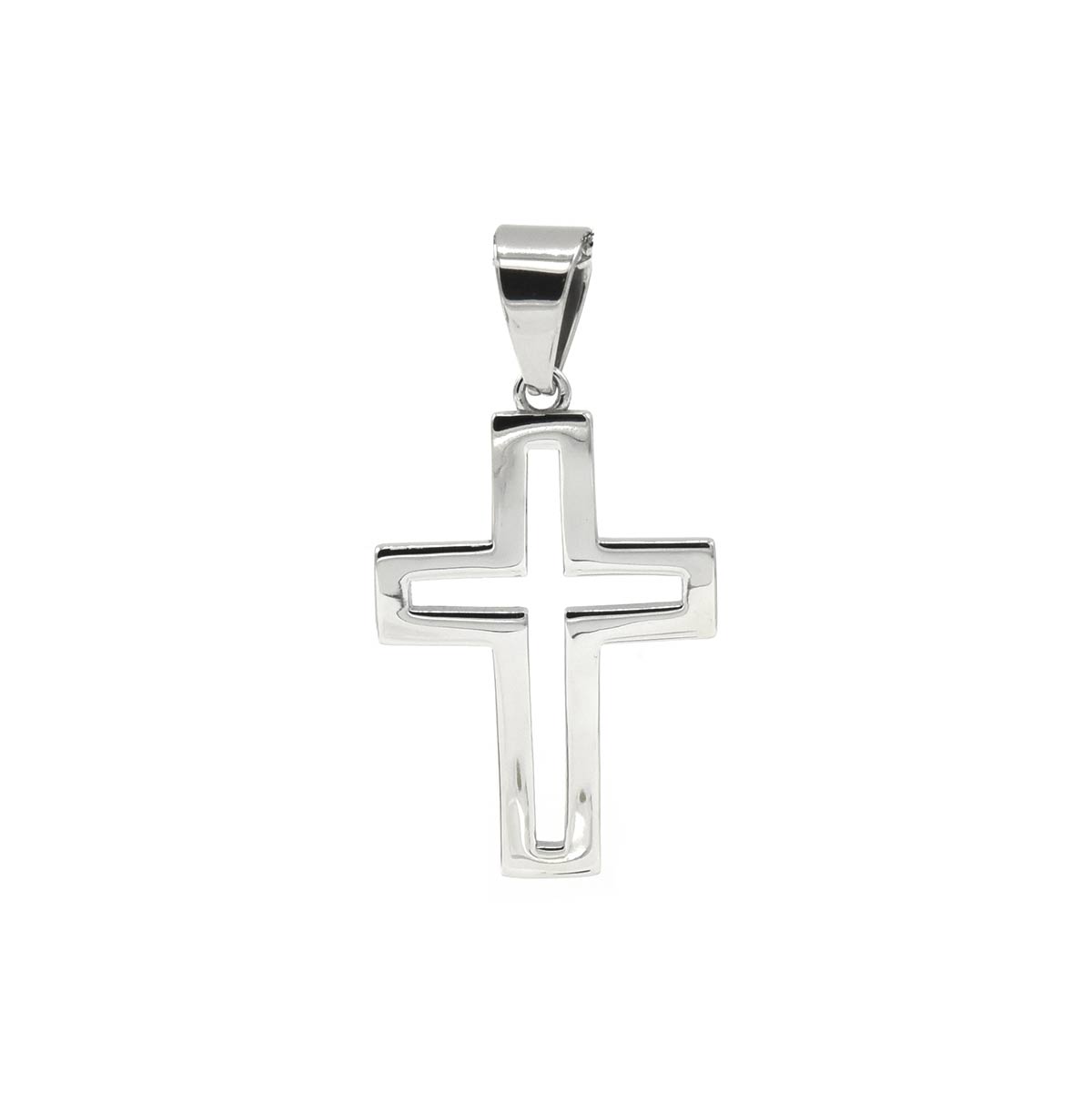Kenzy Mii- Stainless Steel Cross Unisex Pendant