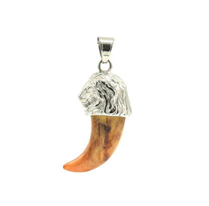 Kenzy Mii- Stainless Steel Tiger Eye Unisex Pendant