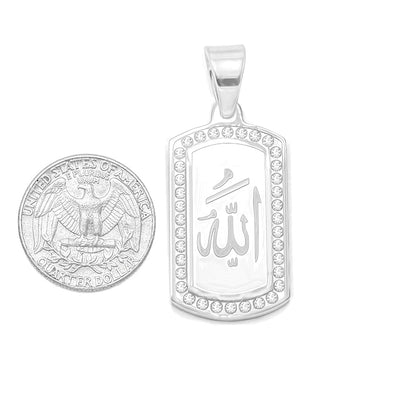 Kenzy Mii- Stainless Steel ALLAH's Name Unisex Pendant