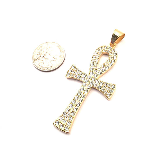 Kenzy Mii- Stainless Steel Ankh Cross Egyptian Unisex Pendant