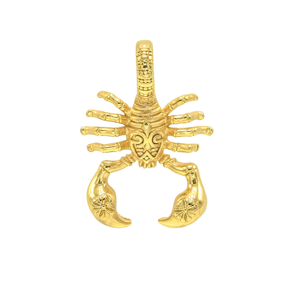 Kenzy Mii- Stainless Steel Articulated Scorpion Unisex Pendant