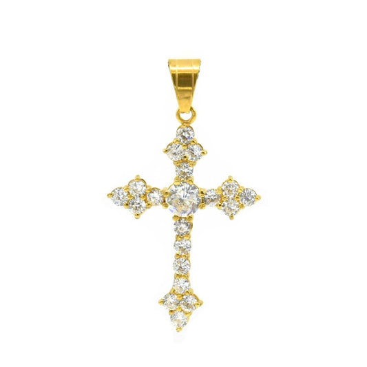 Kenzy Mii- Stainless Steel Huitan Cool Cross Unisex Pendant