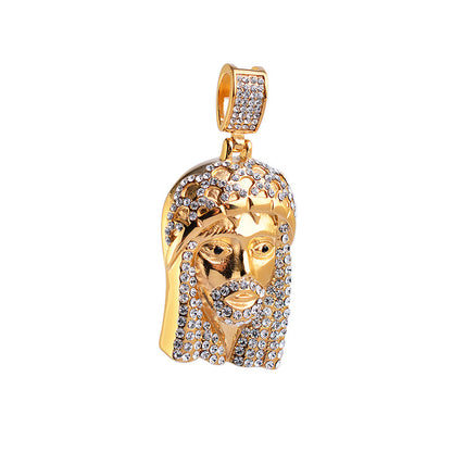 Kenzy Mii- Stainless Steel Religious Christ Head Unisex Pendant