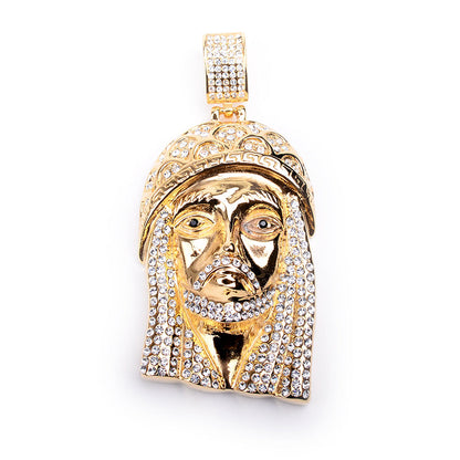 Kenzy Mii- Stainless Steel Religious Christ Head Unisex Pendant