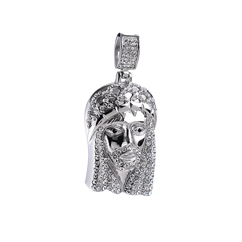 Kenzy Mii- Stainless Steel Religious Christ Head Unisex Pendant