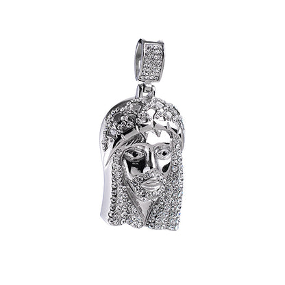 Kenzy Mii- Stainless Steel Religious Christ Head Unisex Pendant
