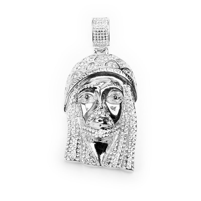 Kenzy Mii- Stainless Steel Religious Christ Head Unisex Pendant