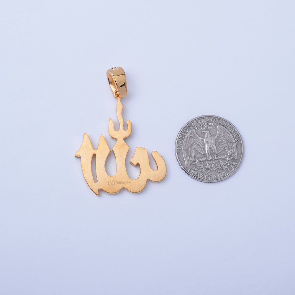 Kenzy Mii- Stainless Steel Stunning Calligraphy ALLAH  Unisex Pendant