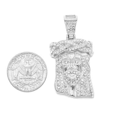 Kenzy Mii- Stainless Steel Jesus Face Unisex Pendant