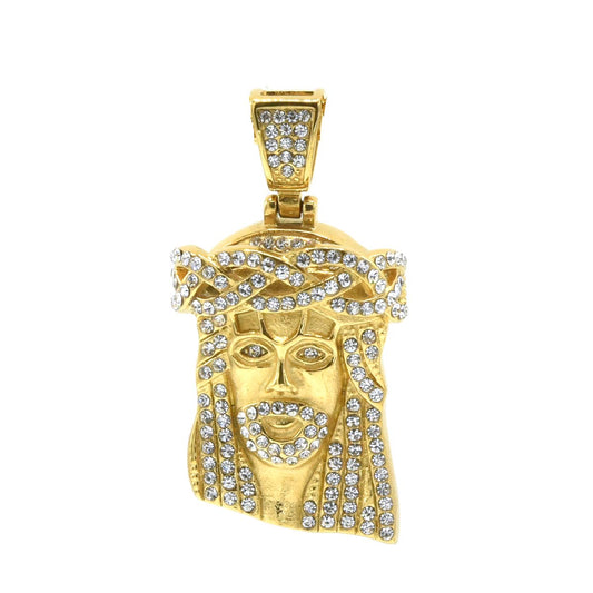 Kenzy Mii- Stainless Steel Jesus Face Unisex Pendant