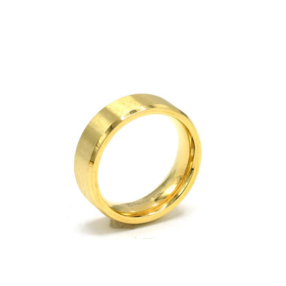 Kenzy Mii- Stainless Steel Groove Band Promise Men's Ring
