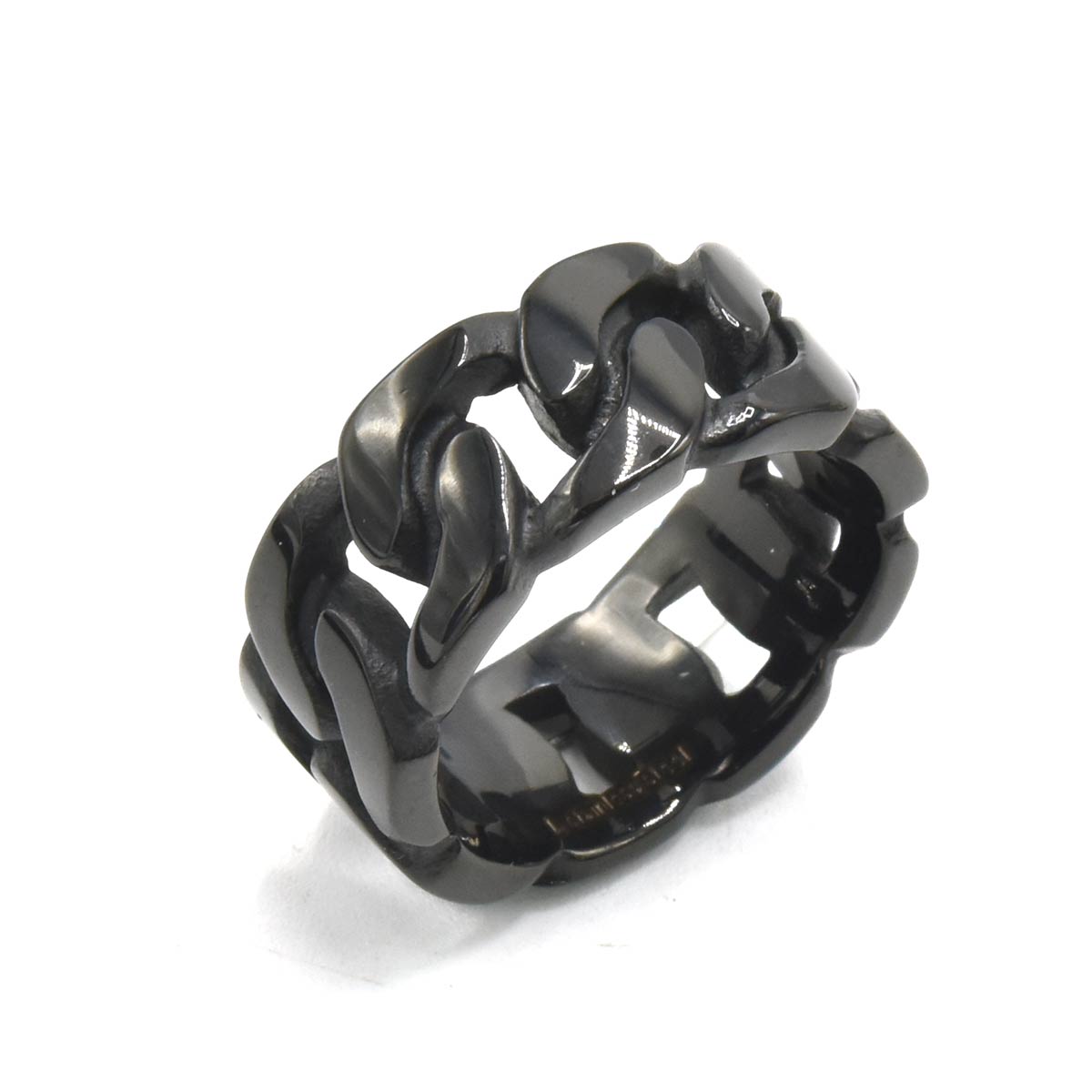 Kenzy Mii- Stainless Steel Casual Design Cuban Link Men's Ring