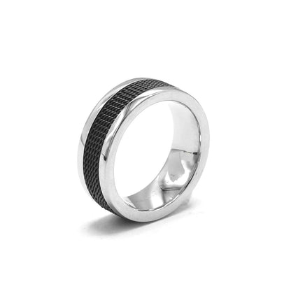 Kenzy Mii- Stainless Steel Geoffrey Beene Men's Ring