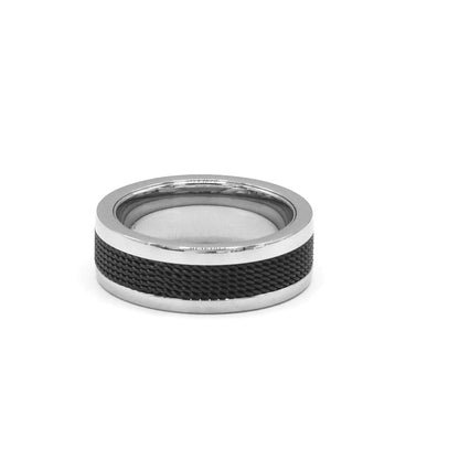 Kenzy Mii- Stainless Steel Geoffrey Beene Men's Ring