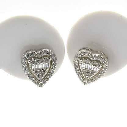Kenzy Mii - 925 Sterling Silver Love Shape Stud Women's Earings