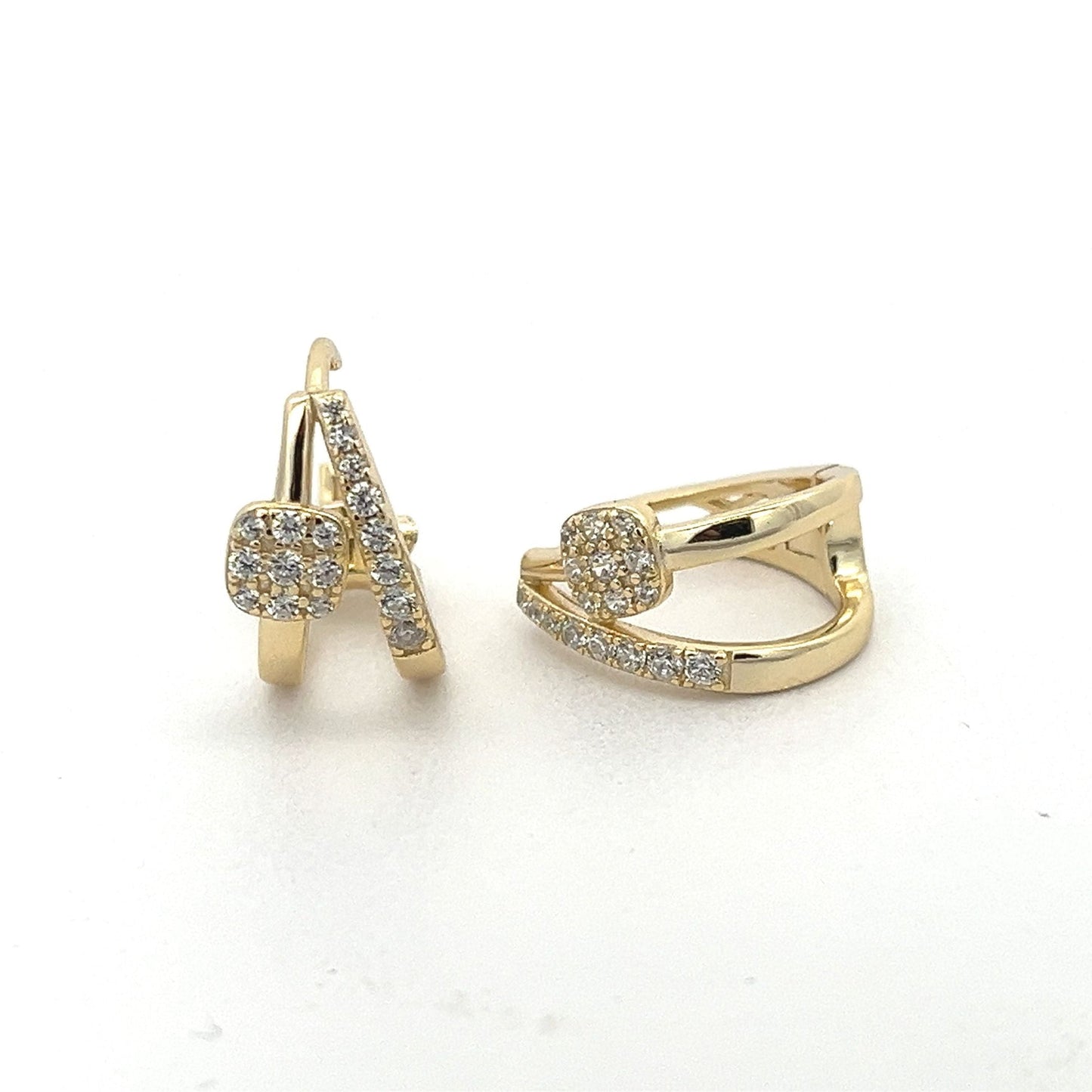 Kenzy Mii - 925 Sterling Silver Letter A Women's Earings