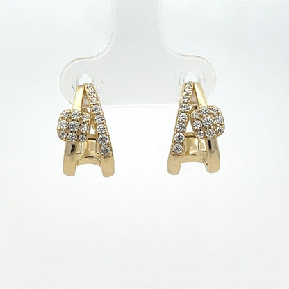 Kenzy Mii - 925 Sterling Silver Letter A Women's Earings