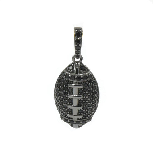 Kenzy Mii - 925 Sterling Silver American Football Men's Pendant
