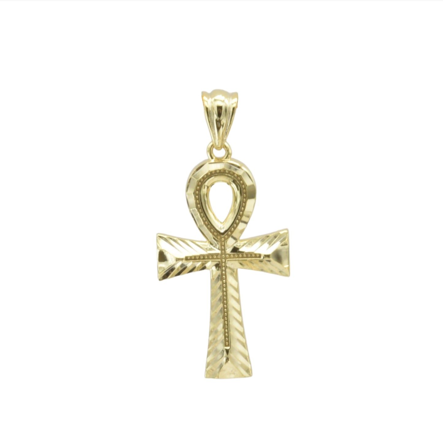 Kenzy Mii - 925 Sterling Silver Egyptian Ankh Cross Men's Pendant