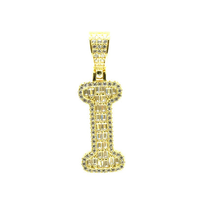 Kenzy Mii- 925 Sterling Spark Alphabetic Charm Letter Women's Pendant