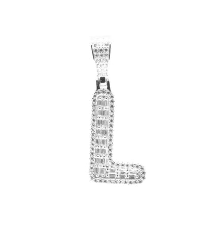 Kenzy Mii- 925 Sterling Spark Alphabetic Charm Letter Women's Pendant