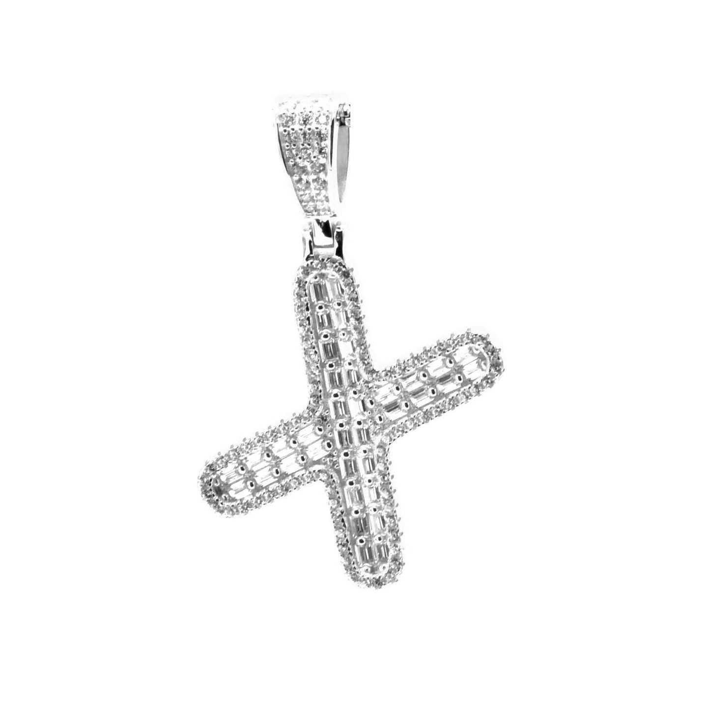 Kenzy Mii- 925 Sterling Spark Alphabetic Charm Letter Women's Pendant