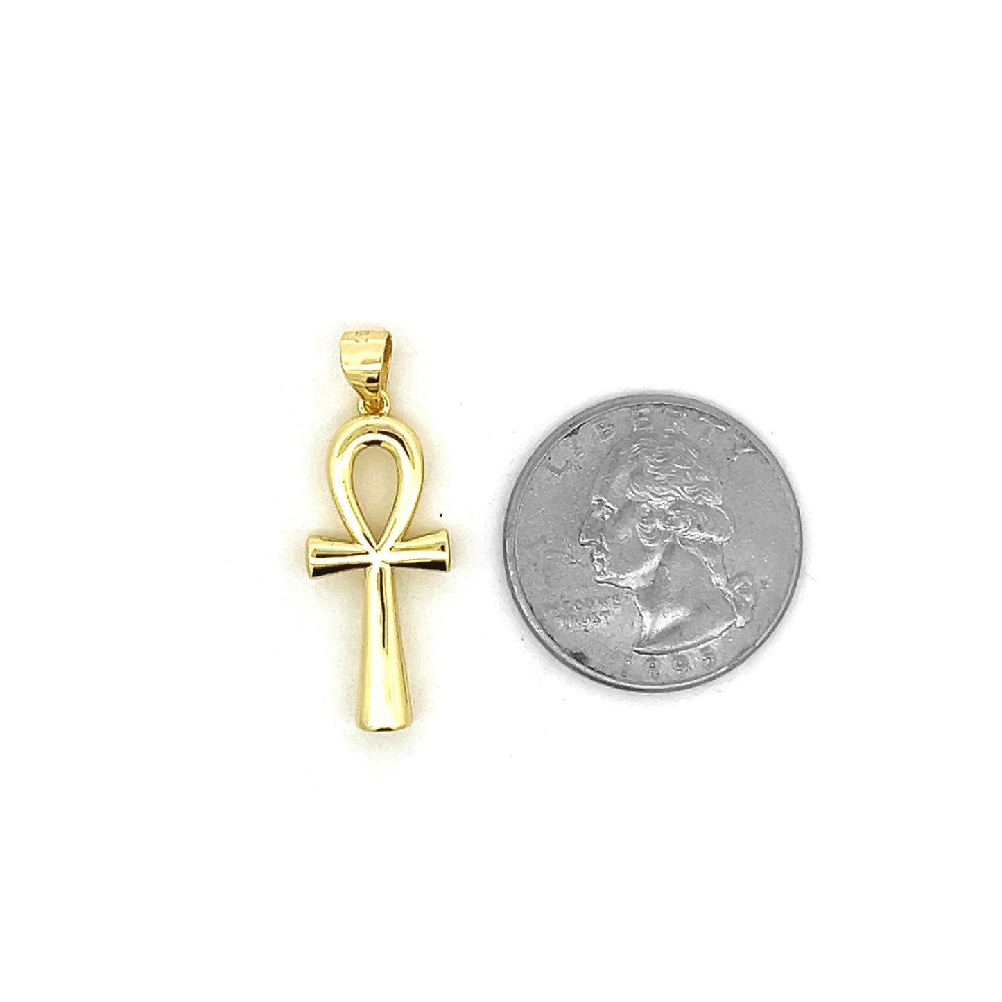 Kenzy Mii- 925 Sterling Silver Egypt Ankh Cross Women's Pendant