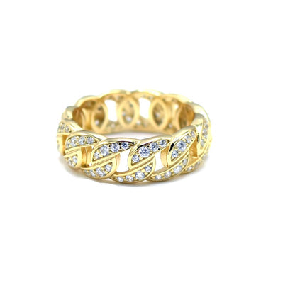 Kenzy Mii - 925 Sterling Silver Cuban Men's Ring