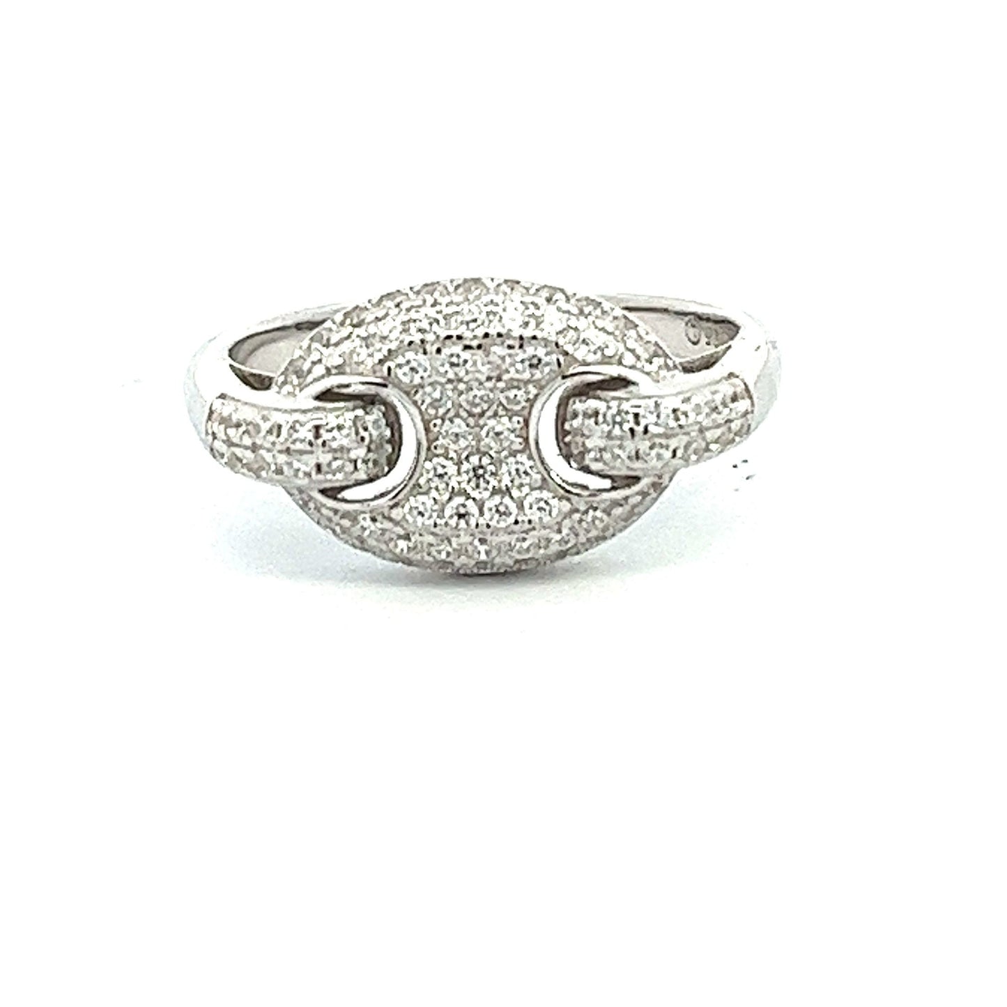 Kenzy Mii- 925 Sterling Silver Mariner Link Women's Ring